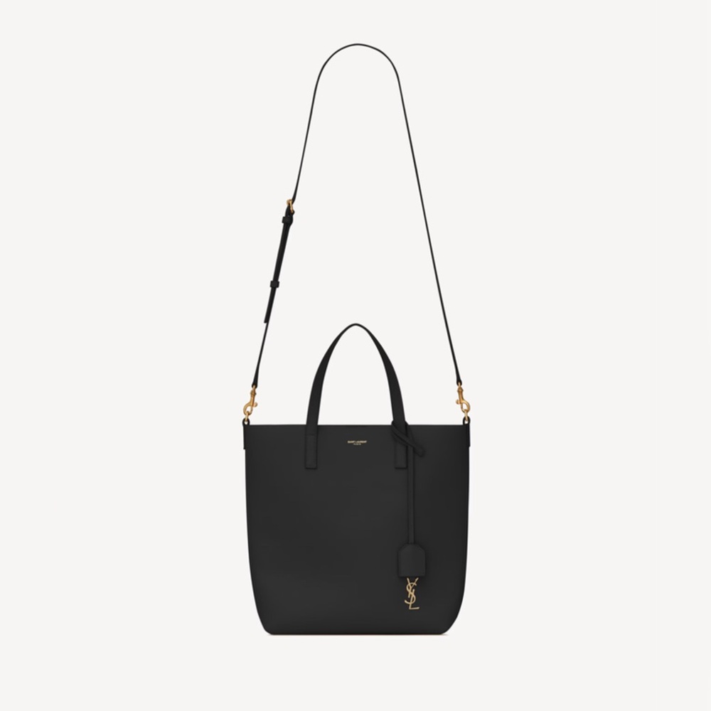 YSL BAG - SHOPPING SAINT LAURENT TOY IN LEATHER